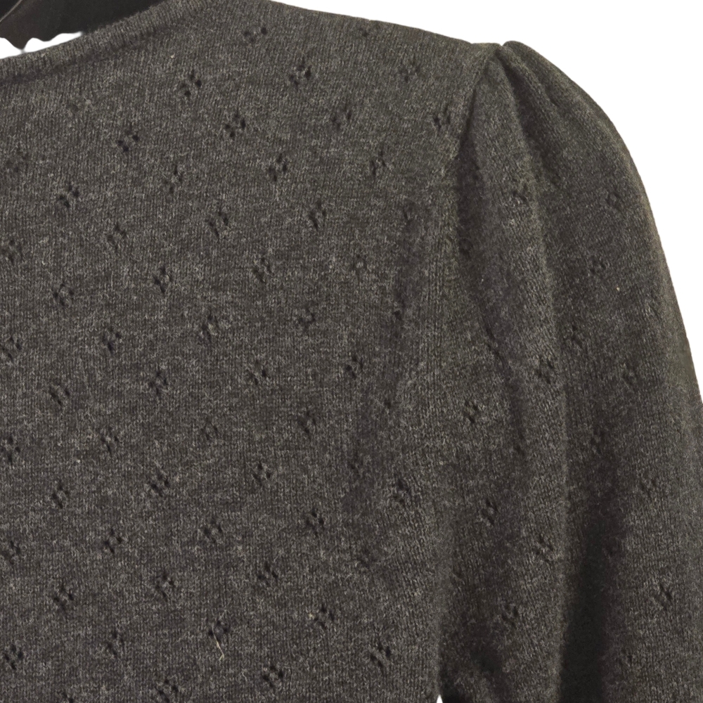 Vintage American Eagle Y2K Babydoll Charcoal Knit Top - Picture 6 of 10